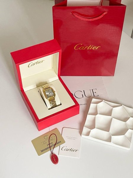 Gold & White Santos De Cartier
